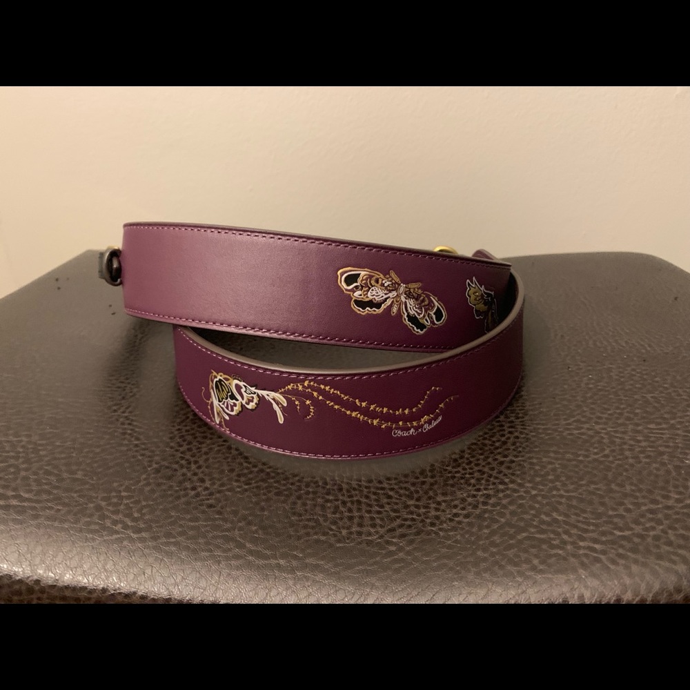 Coach x Chelsea 1941 bag strap in Plum 37132